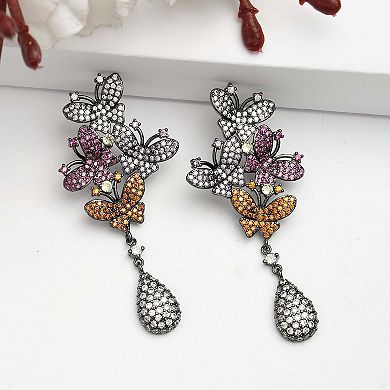AGP PARIS Diva Collection Butterfly Drop Earrings