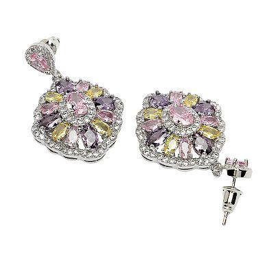 AGP PARIS Diva Collection Cubic Zirconia Statement Earrings