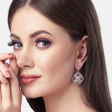 AGP PARIS Diva Collection Cubic Zirconia Statement Earrings