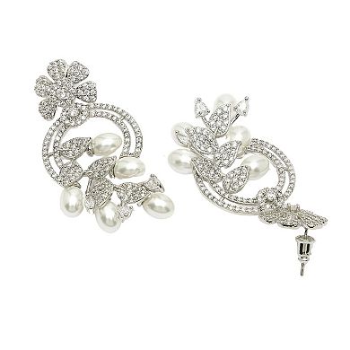 AGP PARIS Diva Collection Fashionable Zirconia Drop Earrings