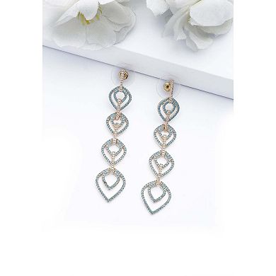 Turquoise Teardrop Dangle Earrings