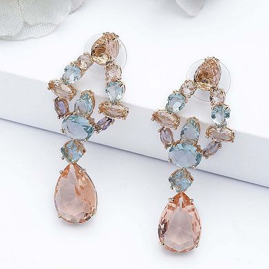 AGP PARIS Beautiful Champagne Drop Earrings