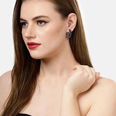 AGP PARIS Black Serpent Earrings