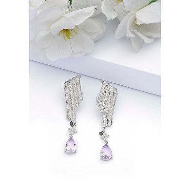 Angel Wing Drop Earrings