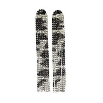 Diva Collection Long Fringe Chandelier Earrings