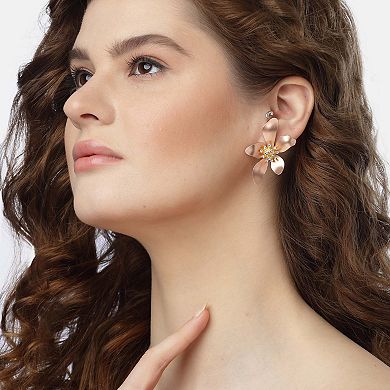 AGP PARIS Floral Stud Earrings