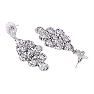 AGP PARIS Gleaming Chandelier Drop Earrings