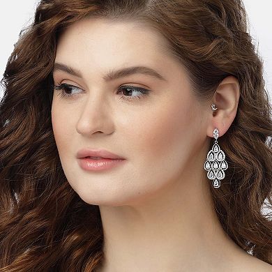 AGP PARIS Gleaming Chandelier Drop Earrings
