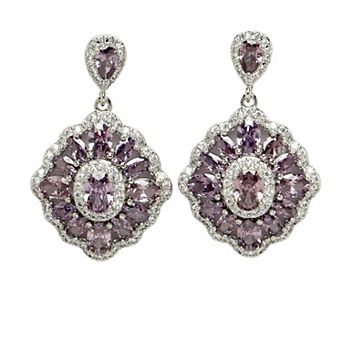 AGP PARIS Diva Collection Cubic Zirconia Statement Earrings
