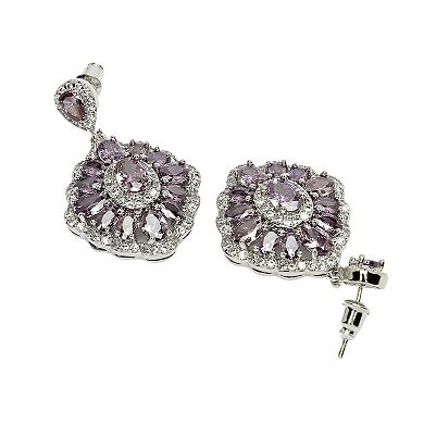 AGP PARIS Diva Collection Cubic Zirconia Statement Earrings