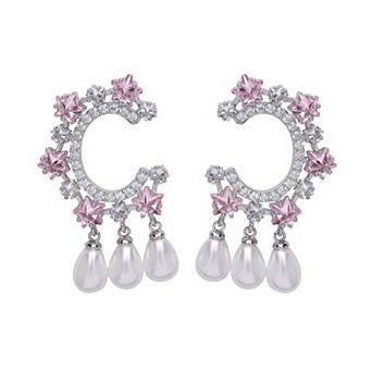 AGP PARIS Diva C-Shaped Drop Earrings