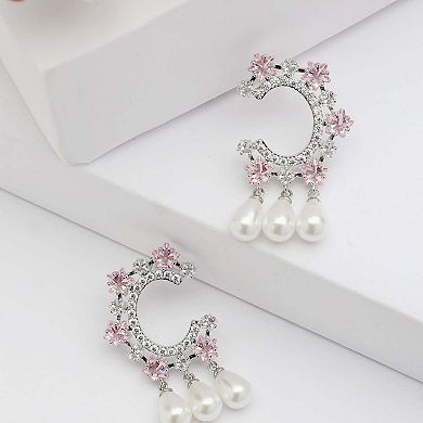 AGP PARIS Diva C-Shaped Drop Earrings