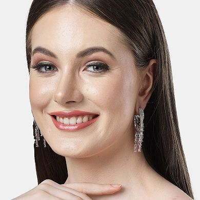 AGP PARIS Diva Collection Zirconia Dangle Earrings