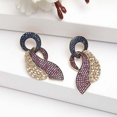AGP PARIS Diva Collection Cubic Zirconia Modern Earrings