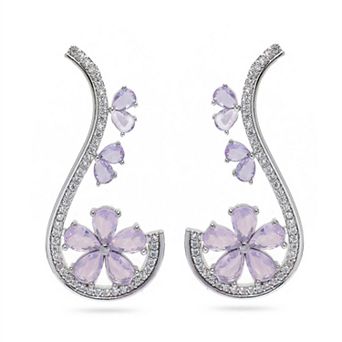 AGP PARIS Blooming purple Earrings