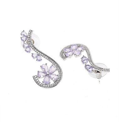 AGP PARIS Blooming purple Earrings