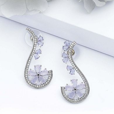 AGP PARIS Blooming purple Earrings