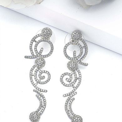 AGP PARIS Classy Swirl Dangle Earrings