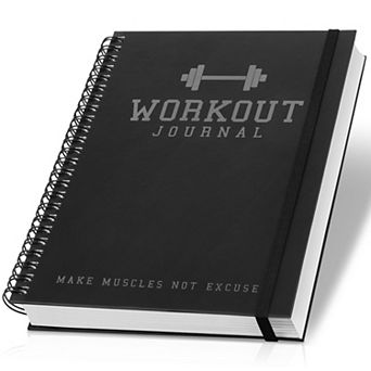 ZICOTO Fitness Journal Workout Planner & Log Book for Tracking Gym Goals for Men & Women