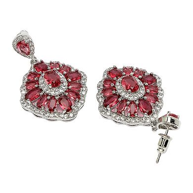 AGP PARIS Diva Collection Cubic Zirconia Statement Earrings