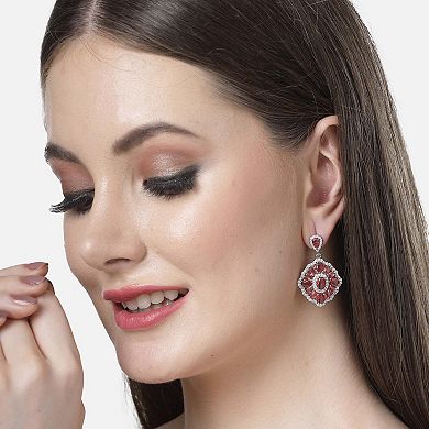 AGP PARIS Diva Collection Cubic Zirconia Statement Earrings