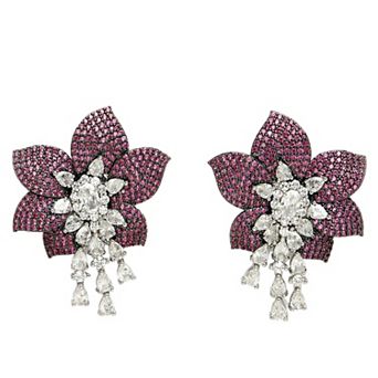AGP PARIS Diva Collection Floral Drop Studs