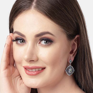 AGP PARIS Diva Collection Elegant Zirconia Drop Earrings