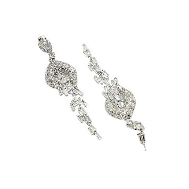 Diva Collection Cubic Zirconia Drop Earrings