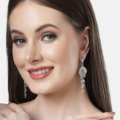 Diva Collection Cubic Zirconia Drop Earrings