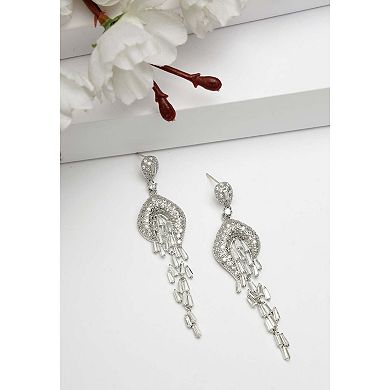 Diva Collection Cubic Zirconia Drop Earrings
