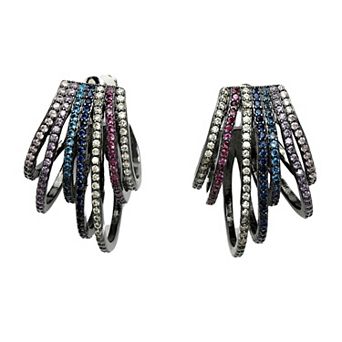 AGP PARIS Diva Collection Zirconia Fringe Studs