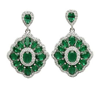 AGP PARIS Diva Collection Cubic Zirconia Statement Earrings