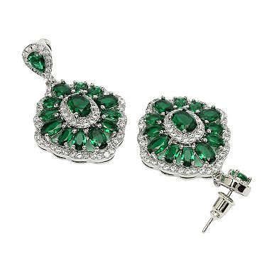 AGP PARIS Diva Collection Cubic Zirconia Statement Earrings