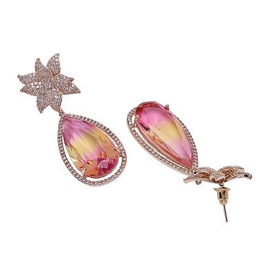 AGP PARIS Diva Floral Raindrop Earrings