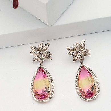 AGP PARIS Diva Floral Raindrop Earrings
