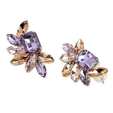 AGP PARIS Diva Collection Blossoming Purple Studs