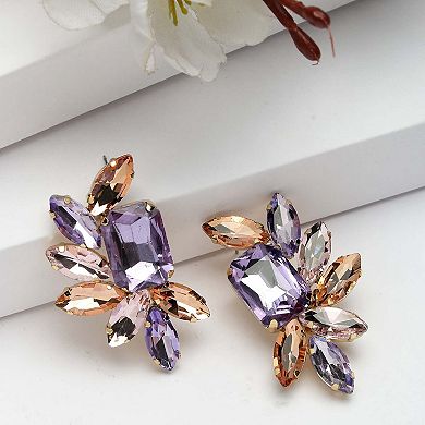 AGP PARIS Diva Collection Blossoming Purple Studs