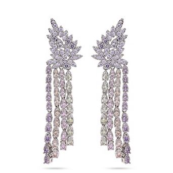 AGP PARIS Light Purple Tassel Earrings