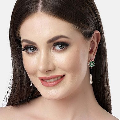 Diva Collection Sunflower Dangling Earrings