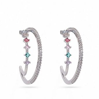 AGP PARIS Multi colored Hoop Earrings