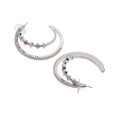 AGP PARIS Multi colored Hoop Earrings