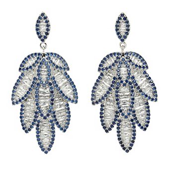 AGP PARIS Diva Collection Willow Leaf Dangle Earrings