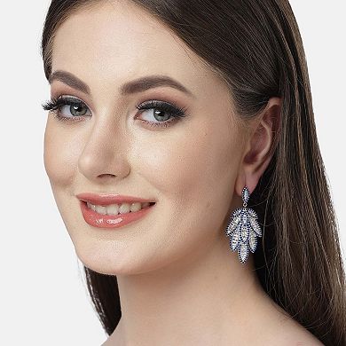AGP PARIS Diva Collection Willow Leaf Dangle Earrings