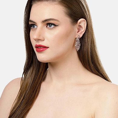 AGP PARIS Purple Cascading Twist Earrings