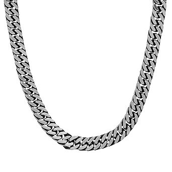 Steeltime 24" stainless steel curb link chain necklace