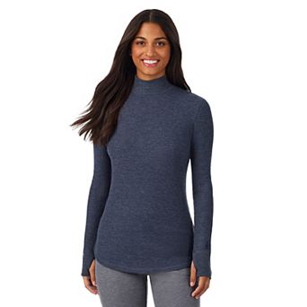 Women's Cuddl Duds® Thermal Long Sleeve Mockneck Layering Top