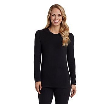 Women's Cuddl Duds® Fleecewear Long Sleeve Crewneck Layering Top