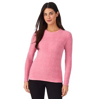 Women's Cuddl Duds® Fleecewear Long Sleeve Crewneck Layering Top