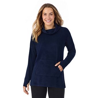 Women's Cuddl Duds® Fleecewear Funnel Neck Long Sleeve Tunic Top