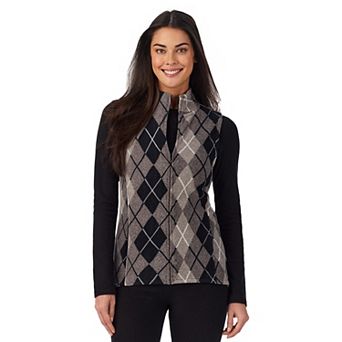 Women's Cuddl Duds® Fleecewear with Stretch Full Zip Vest
